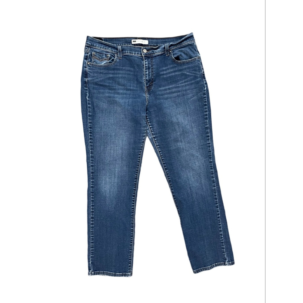 Levi's 505 Straight Leg Jeans Women Blue Size 16